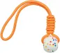 Preview: Hundespielzeug Light & Strong Ball aus EPS mit Tau